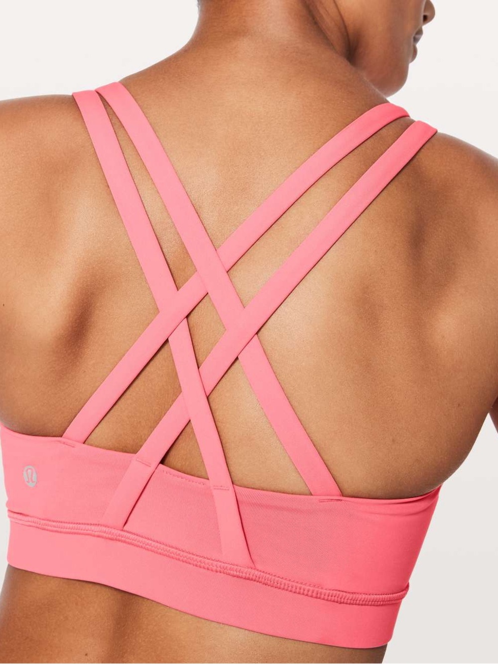 lululemon athletica Dusty Rose Energy Strappy Sports Bra